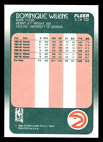 1988-89 Fleer #5 Dominique Wilkins Near Mint+ Basketball  ID: 509761