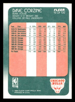 1988-89 Fleer #15 Dave Corzine Near Mint+ Basketball  ID: 509804