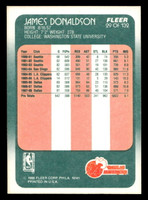 1988-89 Fleer #29 James Donaldson Near Mint+ Basketball  ID: 509854