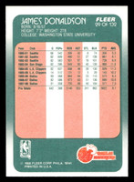 1988-89 Fleer #29 James Donaldson Near Mint+ Basketball  ID: 509855