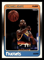 1988-89 Fleer #33 Michael Adams Near Mint+ RC Rookie Basketball  ID: 509874