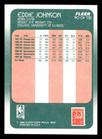 1988-89 Fleer #90 Eddie Johnson Near Mint+ Basketball  ID: 510131