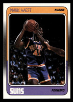 1988-89 Fleer #91 Mark West Near Mint+ RC Rookie Basketball  ID: 510135