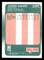 1988-89 Fleer #104 Johnny Dawkins Near Mint+ Basketball  ID: 510200
