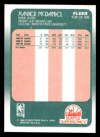 1988-89 Fleer #108 Xavier McDaniel Near Mint+ Basketball  ID: 510214