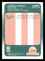 1988-89 Fleer #109 Derrick McKey Near Mint+ RC Rookie Basketball  ID: 510219