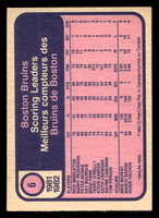 1982-83 O-Pee-Chee #6 Rick Middleton TL Ex-Mint OPC 