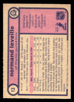 1982-83 O-Pee-Chee #13 Normand Leveille Near Mint+ RC Rookie OPC 