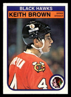 1982-83 O-Pee-Chee #62 Keith Brown Near Mint OPC 