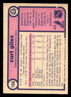 1982-83 O-Pee-Chee #166 Curt Giles Near Mint RC Rookie OPC 