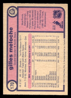 1982-83 O-Pee-Chee #170 Gilles Meloche Near Mint+ OPC 