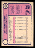 1982-83 O-Pee-Chee #171 Al MacAdam Near Mint+ OPC 