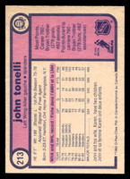 1982-83 O-Pee-Chee #213 John Tonelli Near Mint+ OPC 