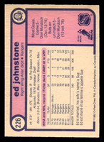 1982-83 O-Pee-Chee #226 Ed Johnstone Near Mint+ OPC 