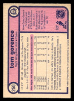 1982-83 O-Pee-Chee #250 Tom Gorence Near Mint+ OPC 