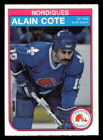 1982-83 O-Pee-Chee #281 Alain Cote Near Mint OPC 
