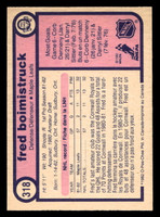 1982-83 O-Pee-Chee #318 Fred Boimistruck Near Mint RC Rookie 