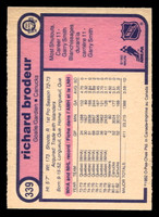 1982-83 O-Pee-Chee #339 Richard Brodeur Near Mint+ 