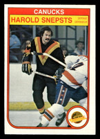 1982-83 O-Pee-Chee #357 Harold Snepsts Near Mint 
