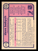 1982-83 O-Pee-Chee #375 Dave Babych Near Mint RC Rookie 