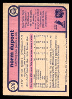 1982-83 O-Pee-Chee #378 Norm Dupont Ex-Mint 