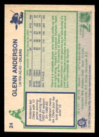 1983-84 O-Pee-Chee #24 Glenn Anderson Near Mint+ 
