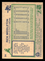 1983-84 O-Pee-Chee #54 Rick Middleton Near Mint+ 