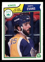 1983-84 O-Pee-Chee #153 Daryl Evans Near Mint RC Rookie 