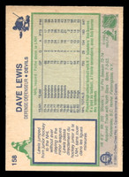 1983-84 O-Pee-Chee #158 Dave Lewis Near Mint+ 