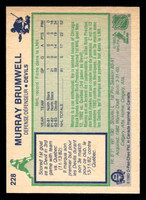 1983-84 O-Pee-Chee #228 Murray Brumwell Near Mint+ RC Rookie OPC 
