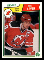 1983-84 O-Pee-Chee #231 Don Lever Near Mint+ OPC 
