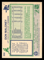 1983-84 O-Pee-Chee #250 Don Maloney Near Mint+ OPC 