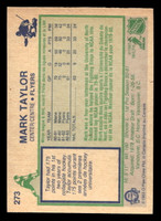 1983-84 O-Pee-Chee #273 Mark Taylor Near Mint RC Rookie OPC 