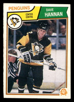 1983-84 O-Pee-Chee #281 Dave Hannan Very Good RC Rookie OPC 