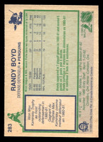 1983-84 O-Pee-Chee #283 Randy Boyd Near Mint+ RC Rookie OPC 