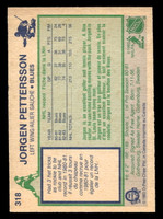 1983-84 O-Pee-Chee #318 Jorgen Pettersson Near Mint OPC 
