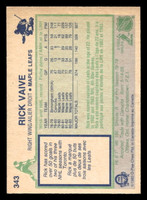 1983-84 O-Pee-Chee #343 Rick Vaive Near Mint OPC 