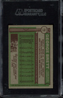 1976 Topps #19 George Brett Royals SGC 6 EX-Mint