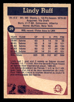 1984-85 O-Pee-Chee #29 Lindy Ruff Very Good 