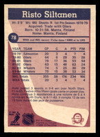 1984-85 O-Pee-Chee #78 Risto Siltanen Near Mint+ 