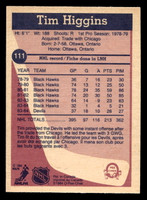 1984-85 O-Pee-Chee #111 Tim Higgins Near Mint 