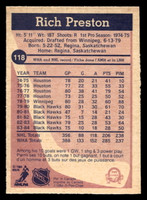 1984-85 O-Pee-Chee #118 Rich Preston Near Mint 