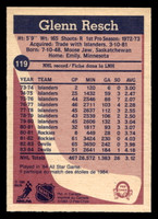 1984-85 O-Pee-Chee #119 Glenn Resch Near Mint 