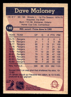 1984-85 O-Pee-Chee #146 Dave Maloney Near Mint 