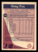 1984-85 O-Pee-Chee #175 Greg Fox Near Mint+ 
