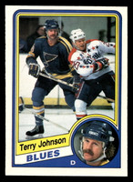 1984-85 O-Pee-Chee #186 Terry Johnson Near Mint RC Rookie 