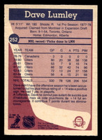 1984-85 O-Pee-Chee #252 Dave Lumley Near Mint+ 