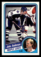 1984-85 O-Pee-Chee #295 John Anderson Near Mint+ OPC 
