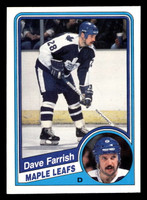 1984-85 O-Pee-Chee #301 Dave Farrish Near Mint+ OPC 