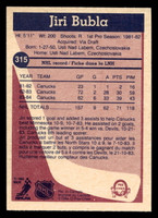 1984-85 O-Pee-Chee #315 Jiri Bubla Near Mint+ OPC 